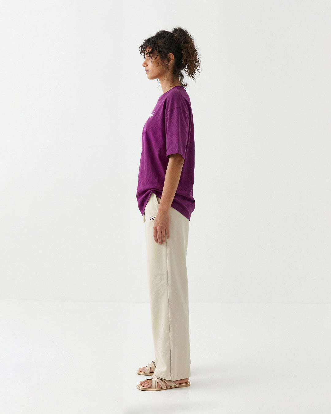 Beige Sweatpants Co-ord Set