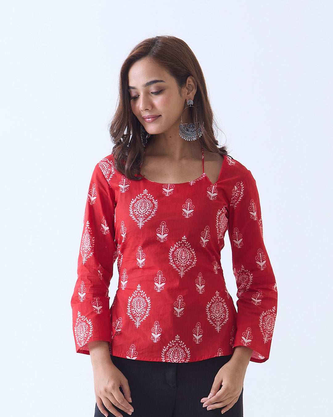 Mahira Halter Neck Kurti