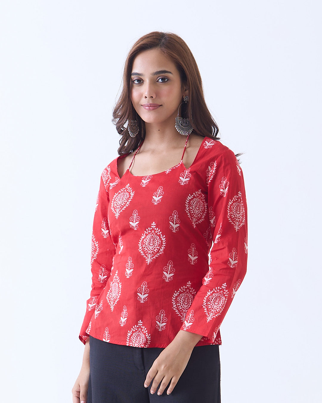 Mahira Halter Neck Kurti