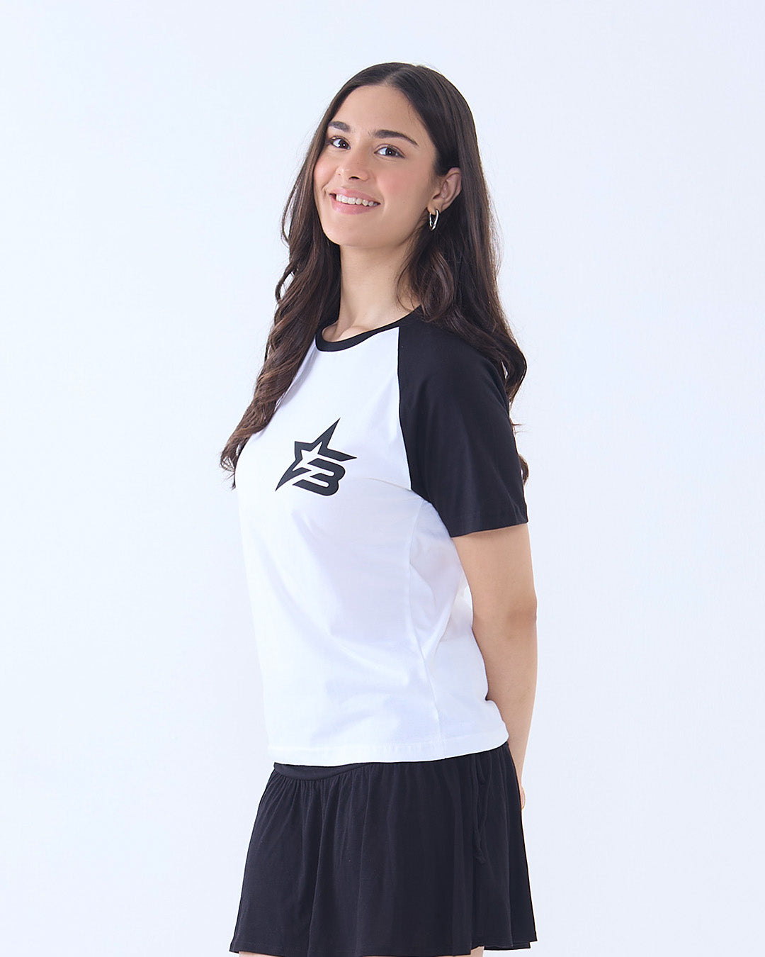 Cosmic White Raglan T-Shirt