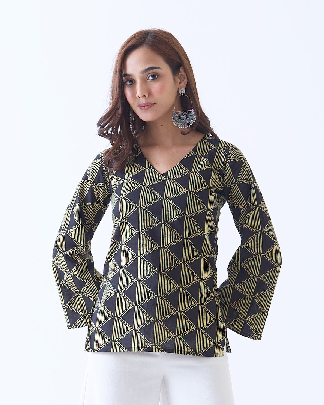 Hania Flared Sleeves Kurti