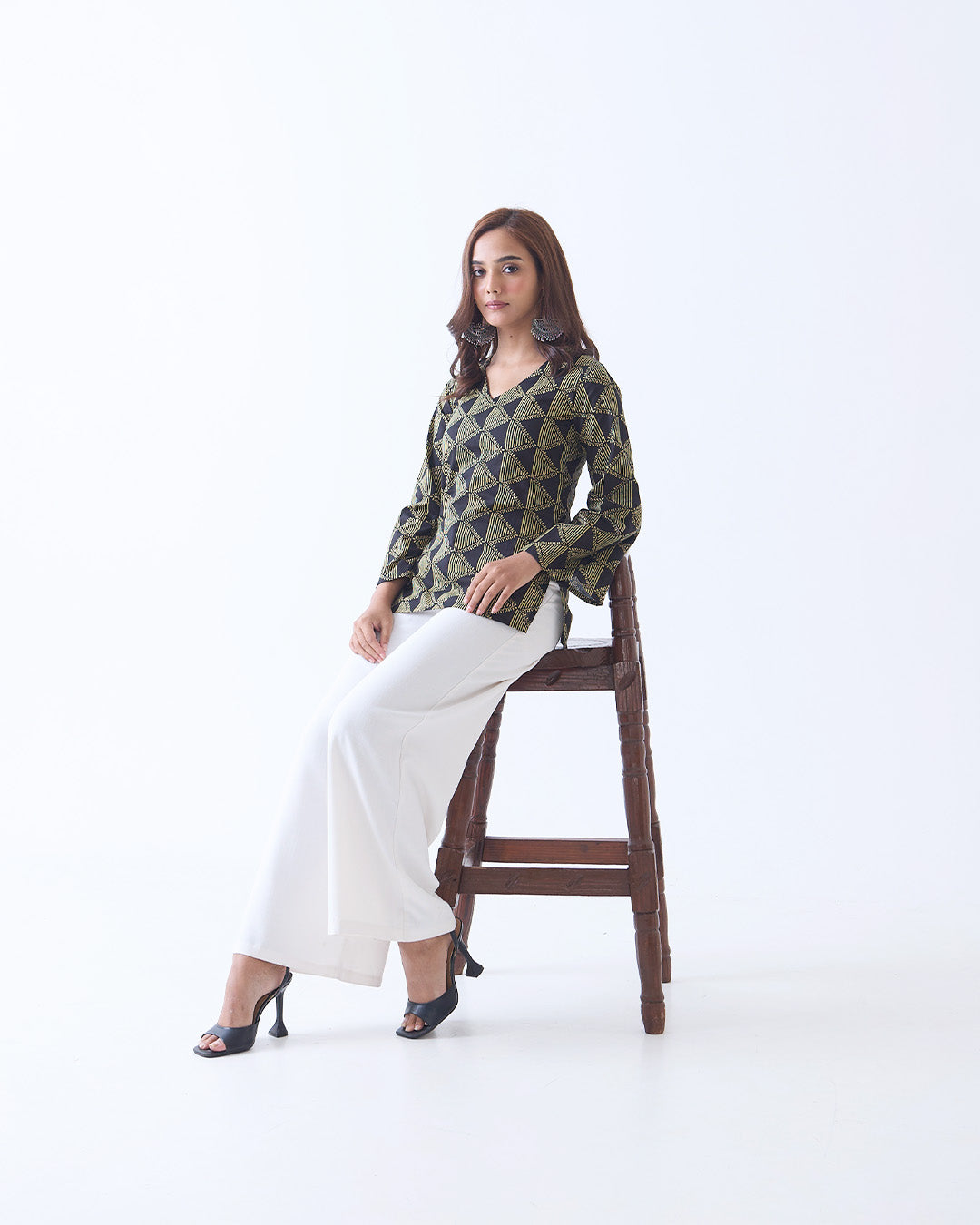 Hania Flared Sleeves Kurti