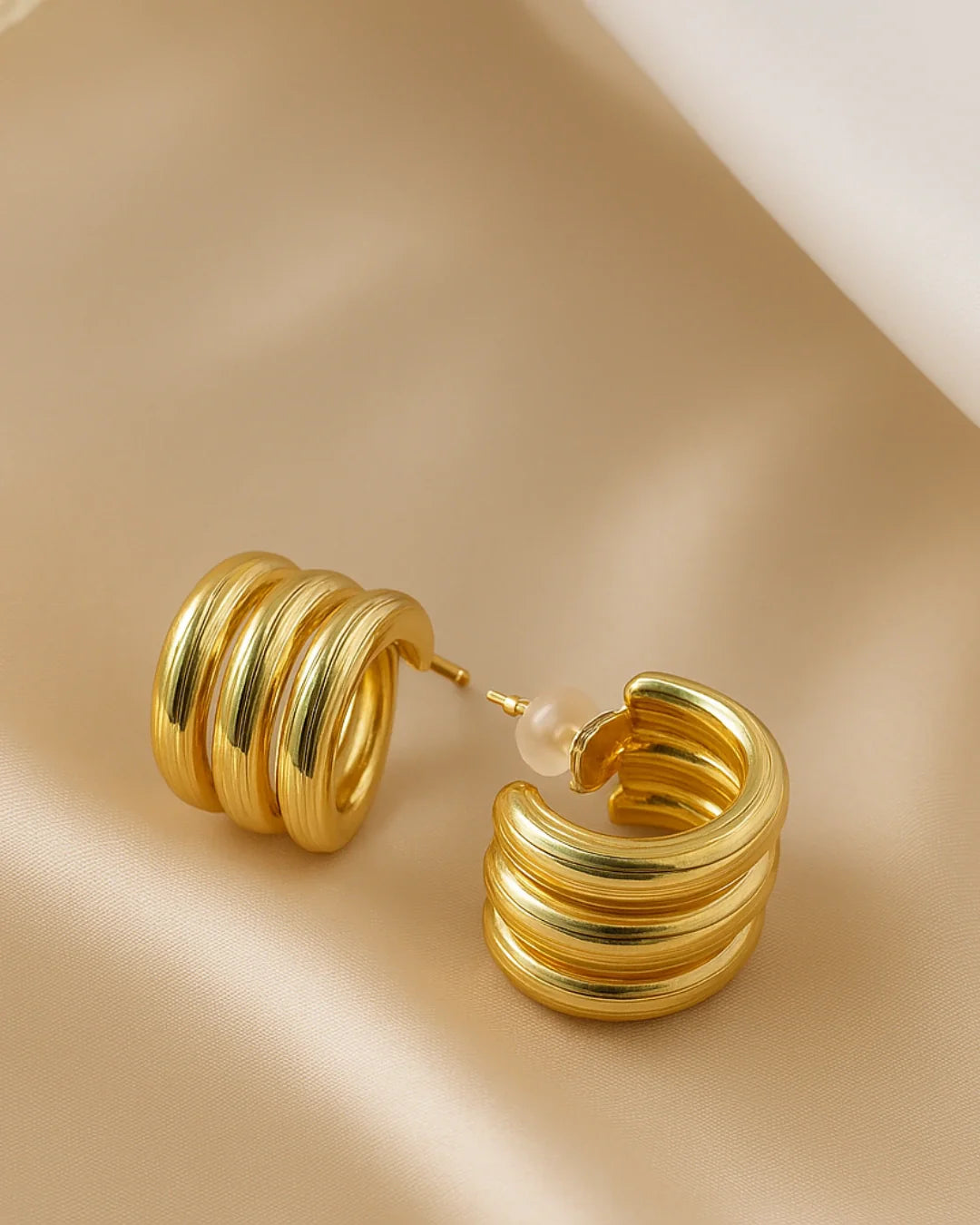 Orbit Triple Earrings