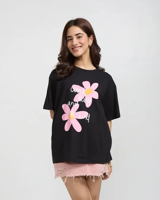 Work Hard And Be Kind Oversized T-Shirt