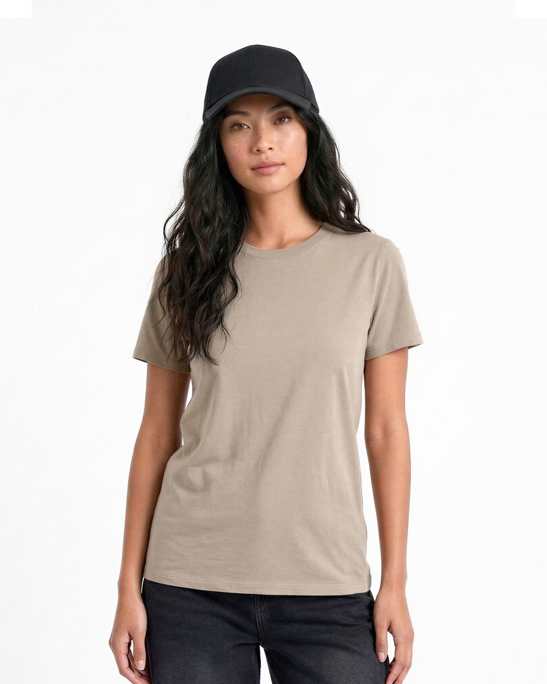 Camel Plain T-Shirt
