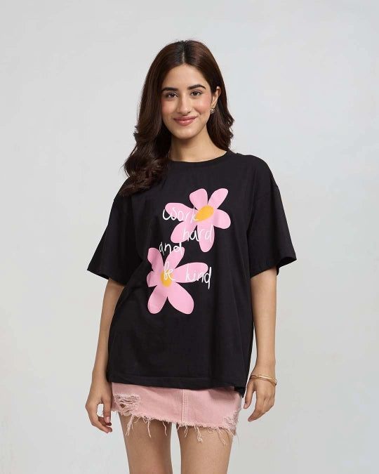 Work Hard And Be Kind Oversized T-Shirt