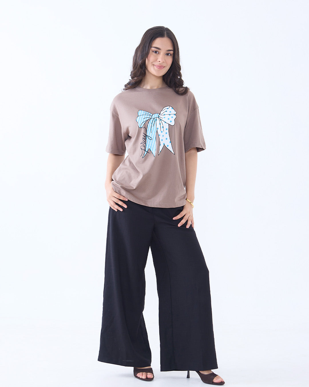 Camel Pray Oversized T-shirt