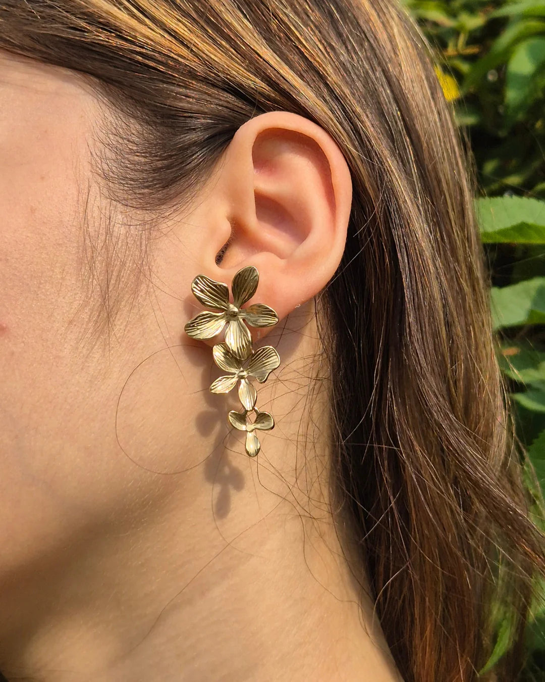 Dropdown Flower Earrings