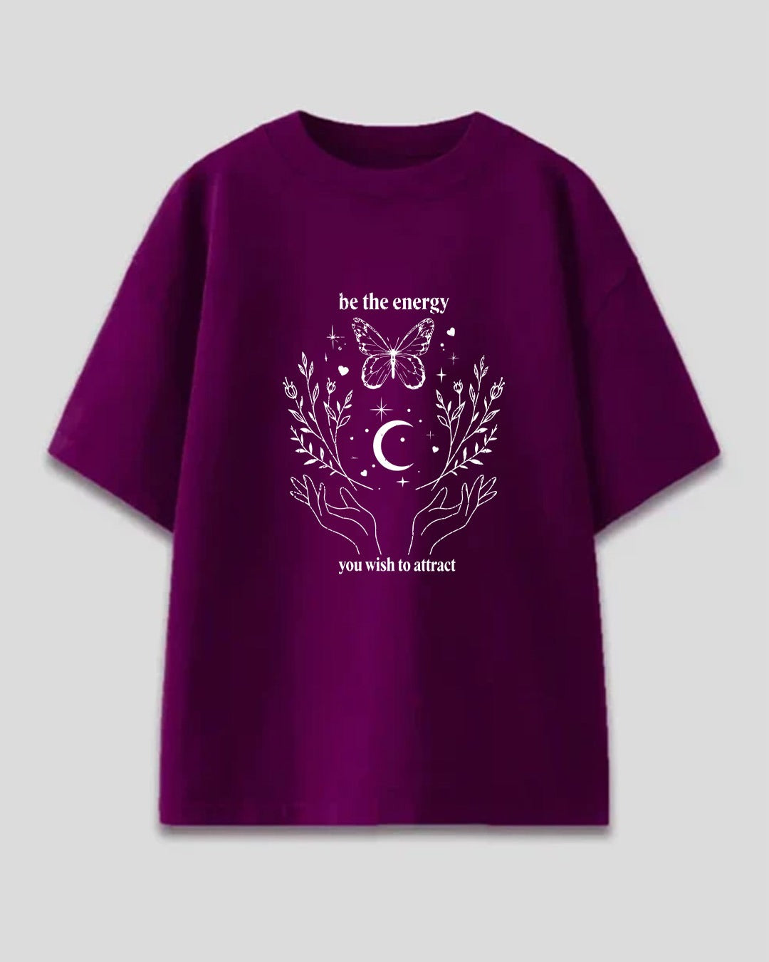 Manifest It Oversized T-Shirt - Chest print