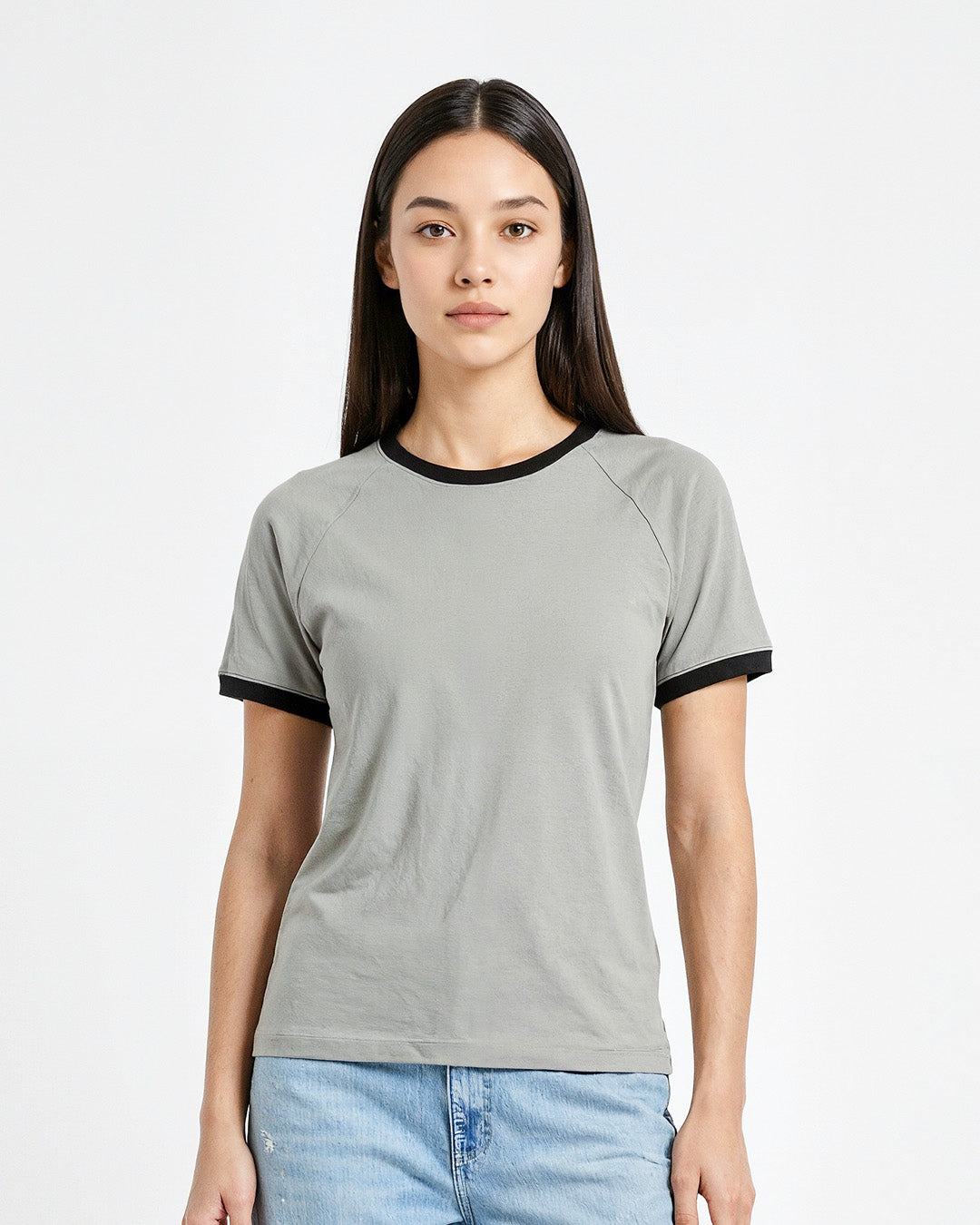 Tap Out T-Shirt - Grey & Black