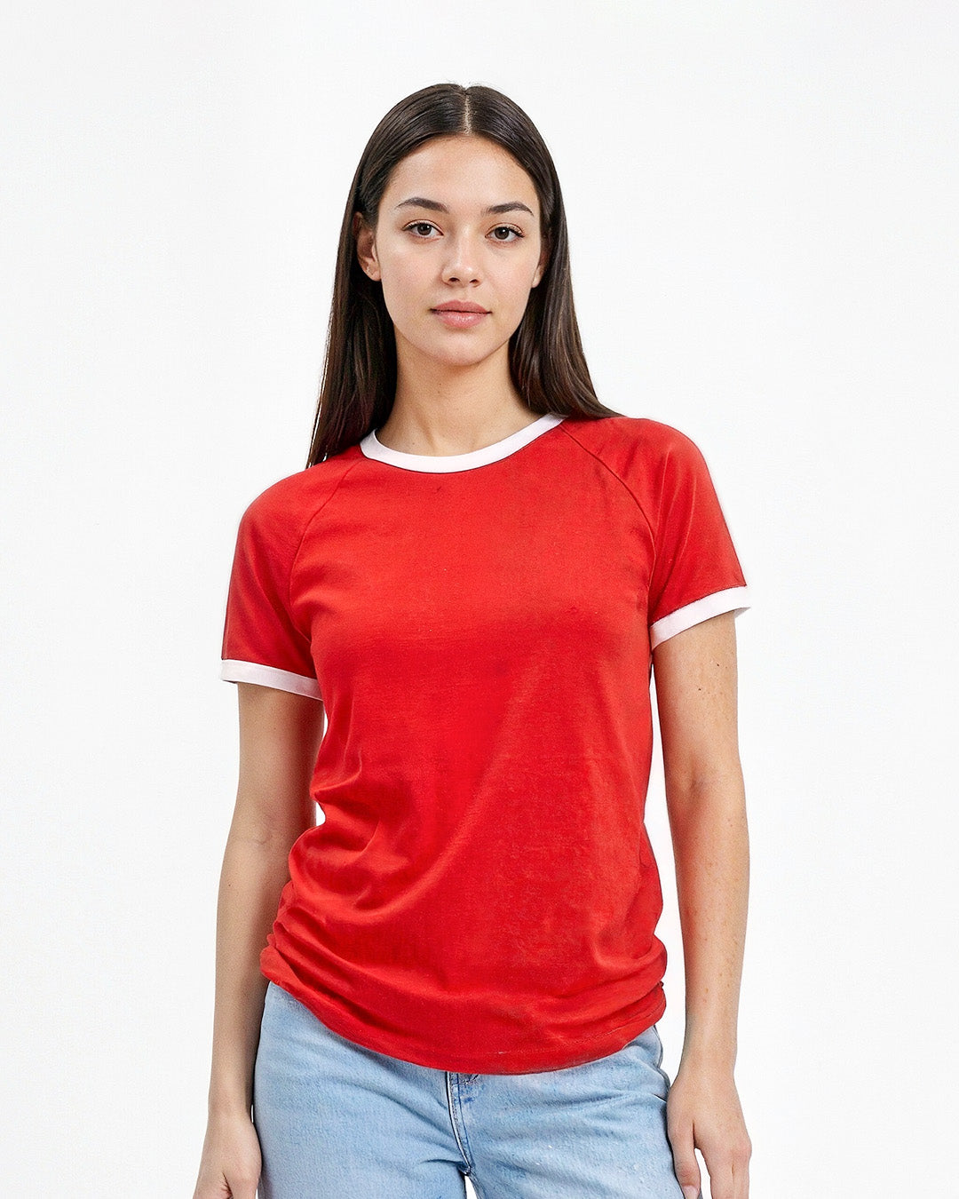 Tap Out T-Shirt - Red & White
