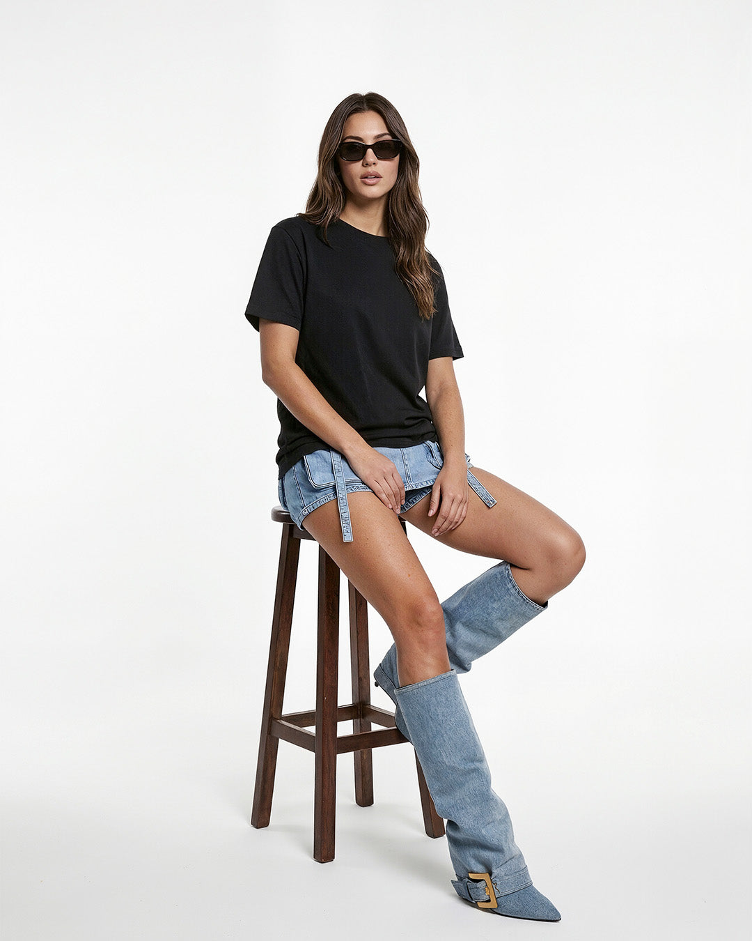 Black Plain T-Shirt