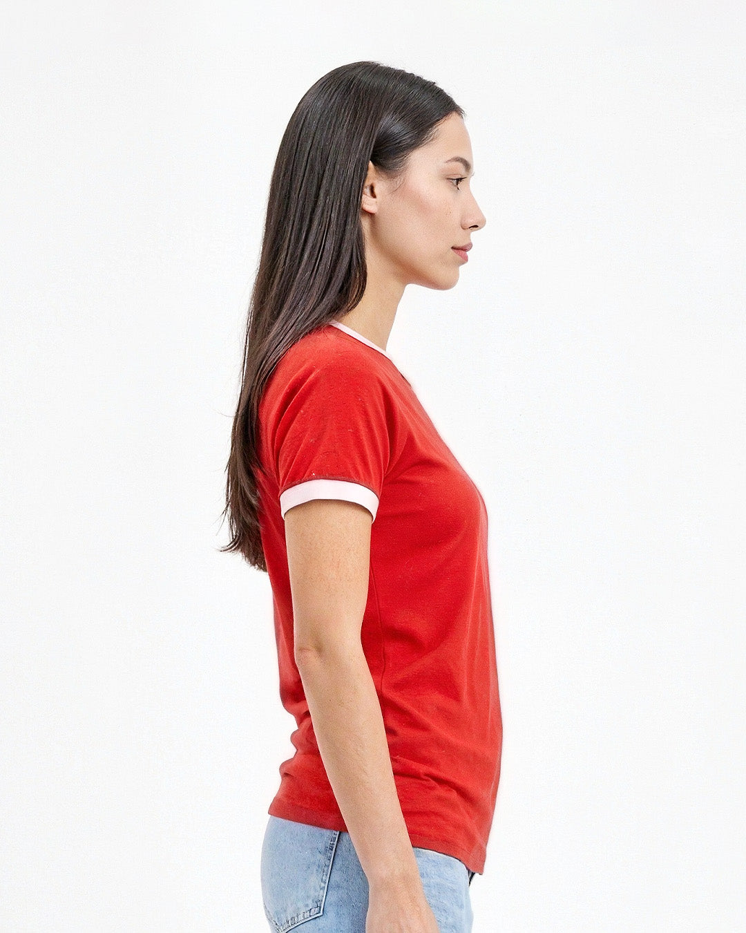 Tap Out T-Shirt - Red & White