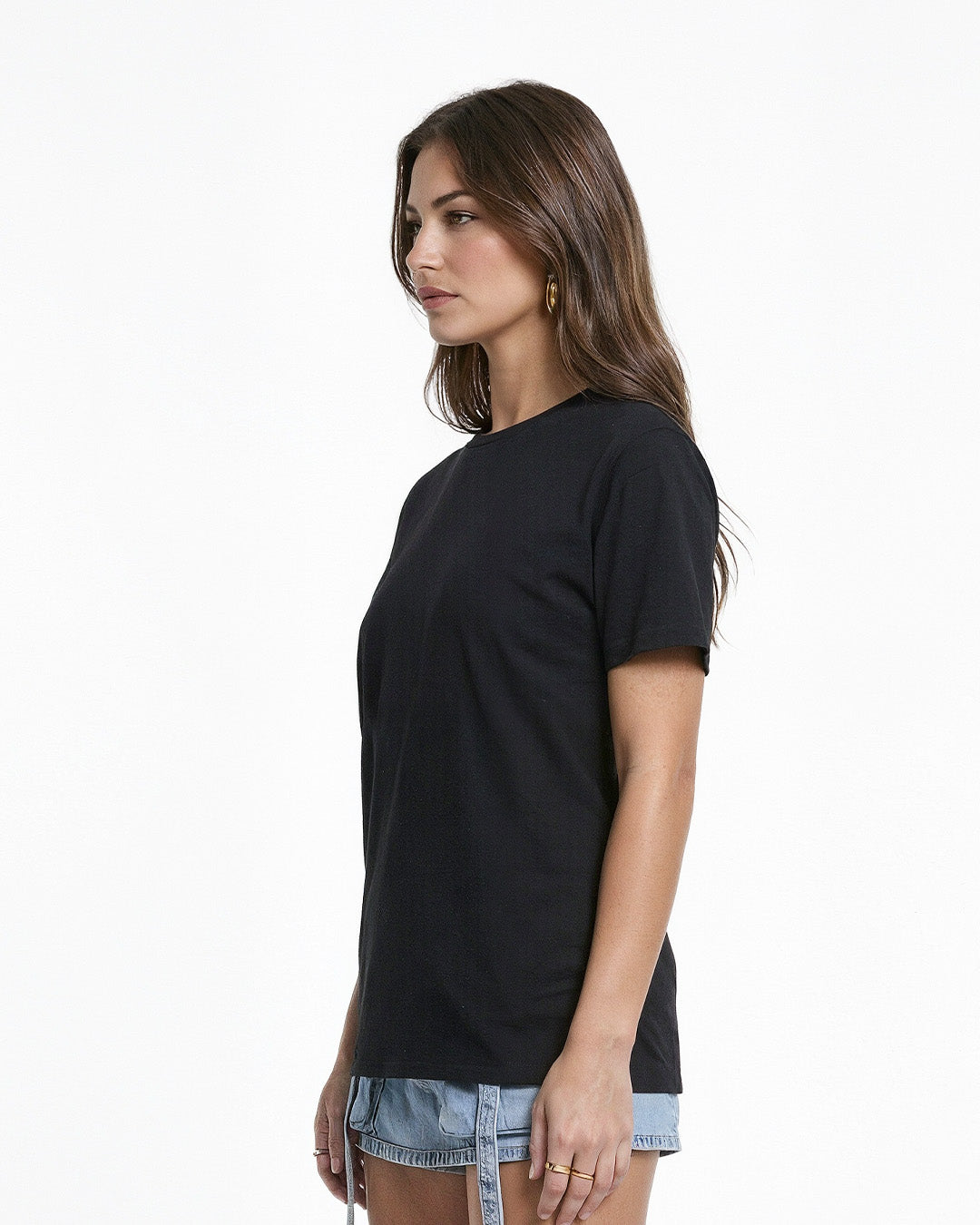 Black Plain T-Shirt
