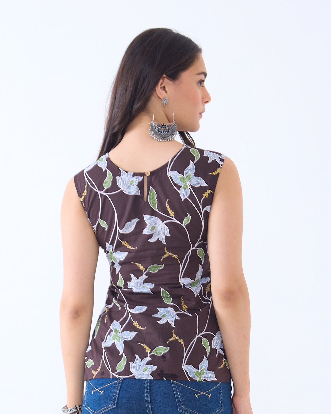 Brown Nisa Y2k Kurti