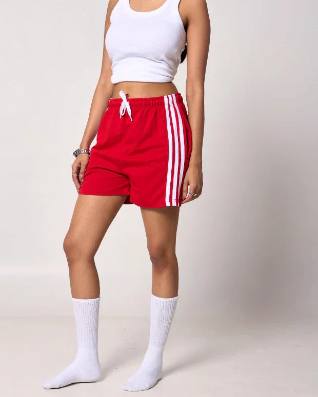 Red Gossip Shorts