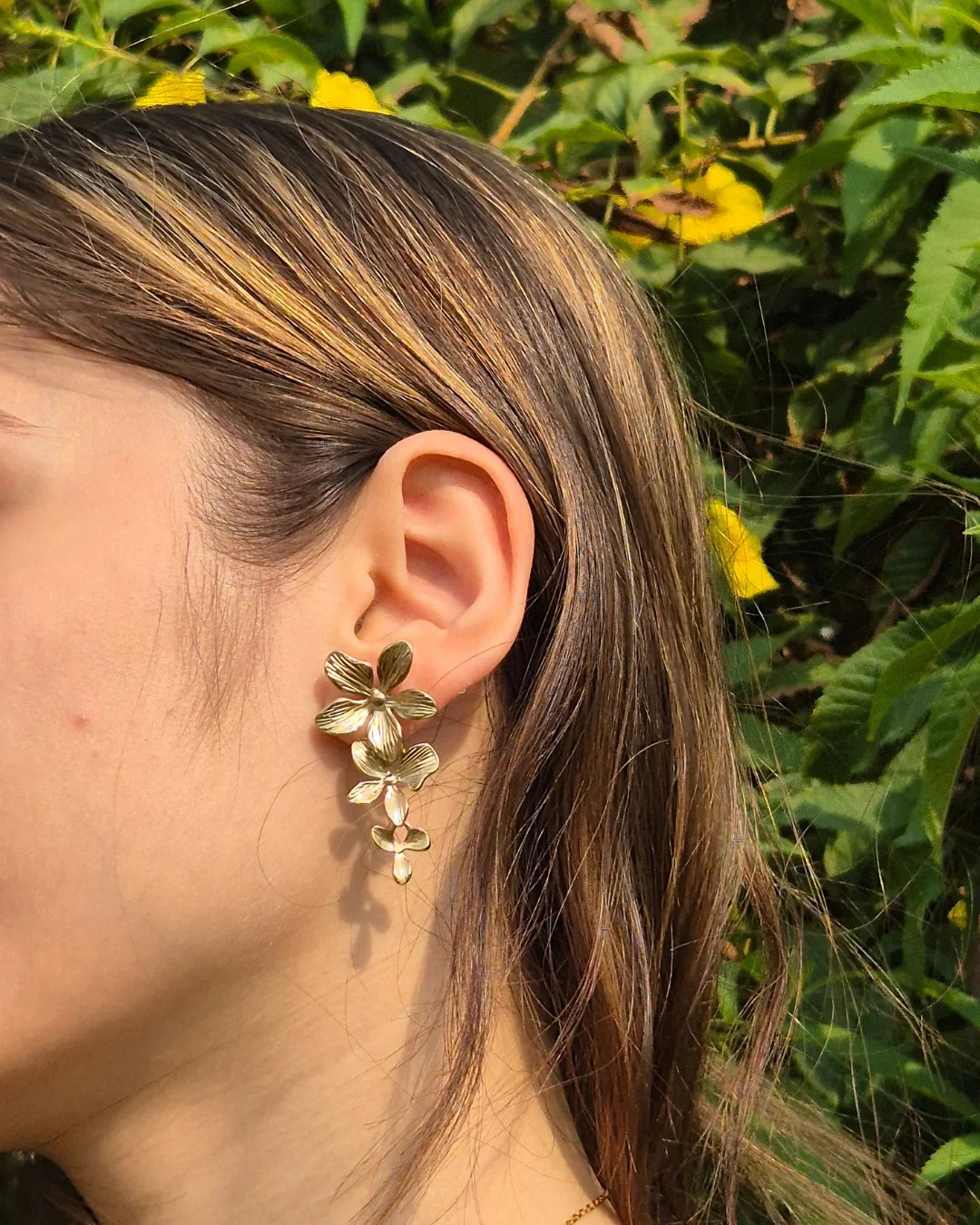 Dropdown Flower Earrings