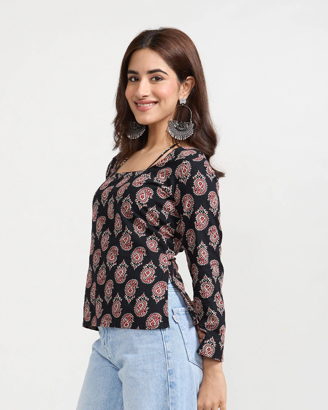 Black Noor Short Kurti