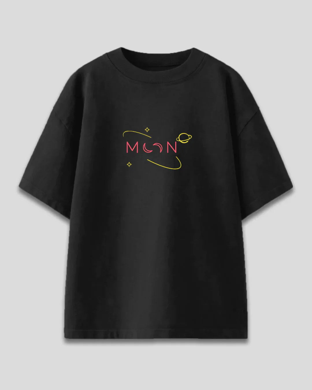 Black Moon Women's Oversized T Shirt | Dky