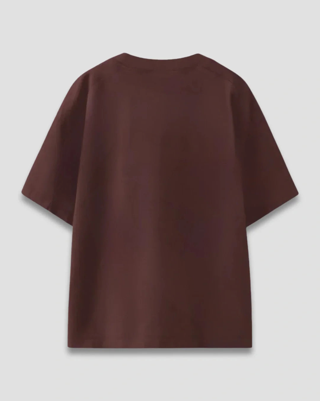 Brown I Need Coffee Oversized T-Shirt