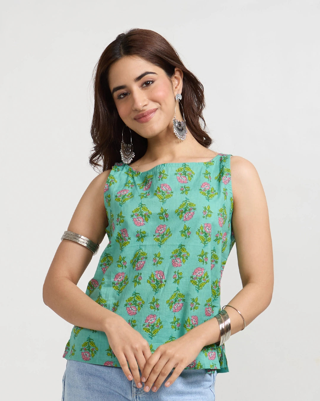 Floral Fix Short Cotton Top