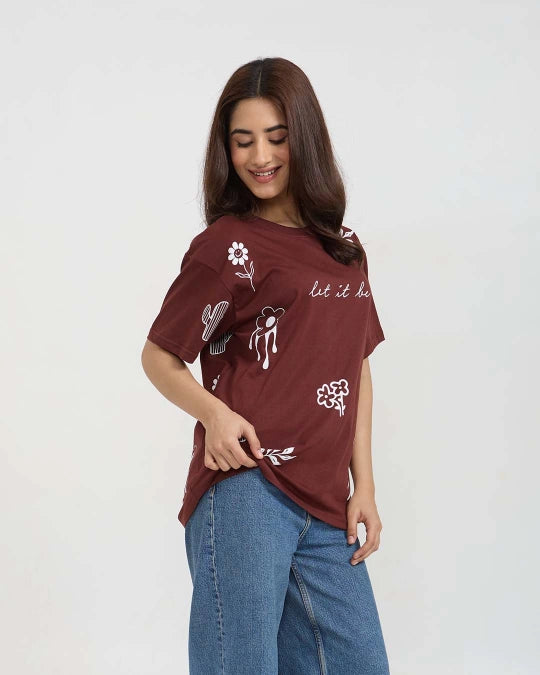 Let It Be Oversized T-Shirt