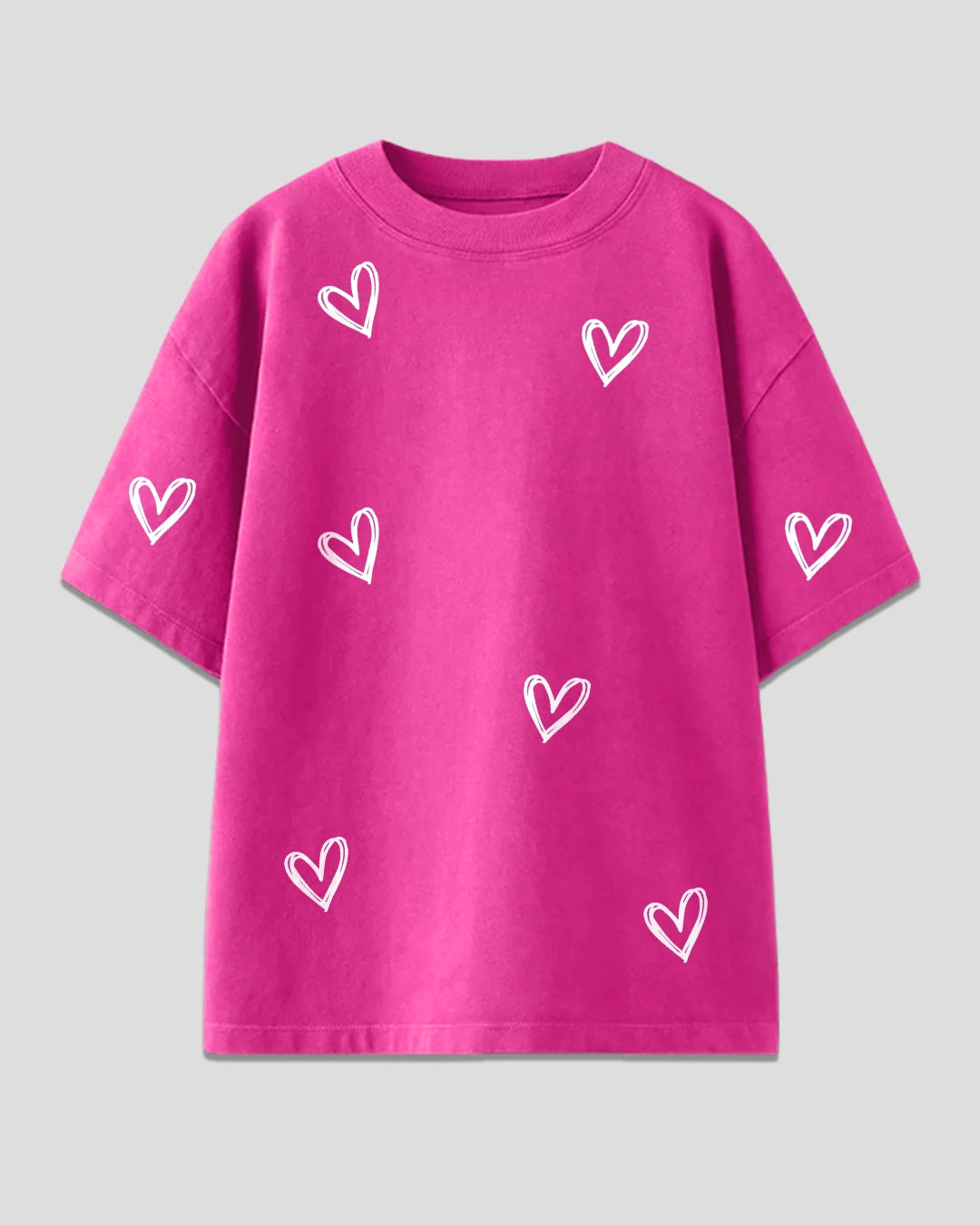 Hot Pink Lover Oversized T-Shirt