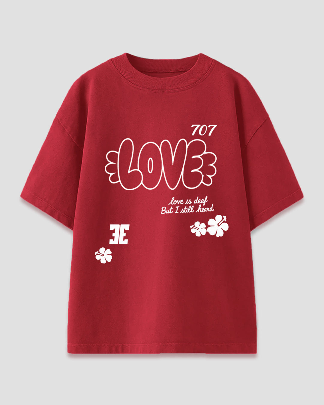 Love 707 Oversized T-Shirt - Chest print