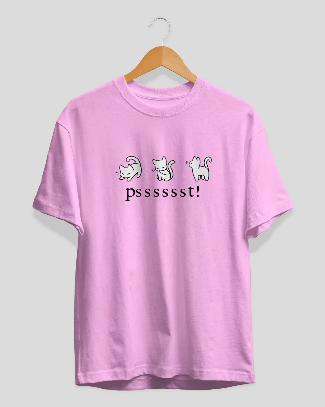 Lilac Pssst Pink T-Shirt for Women Online In India | Dky