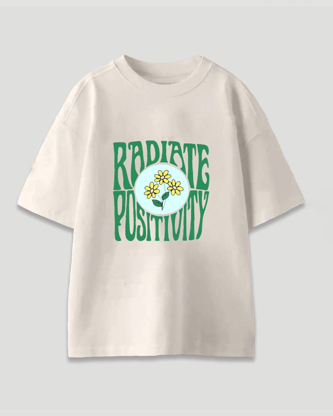 Radiant Bloom Oversized T-Shirt