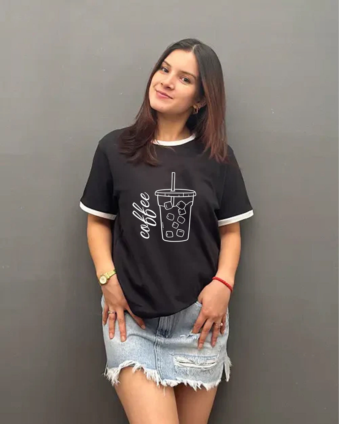 Coffee Tap Out Black T-Shirt