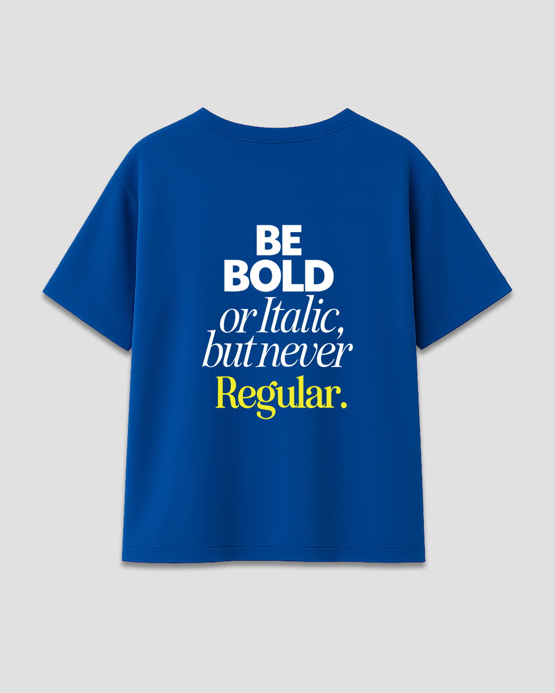 Be Bold V-Neck Oversize T-Shirt
