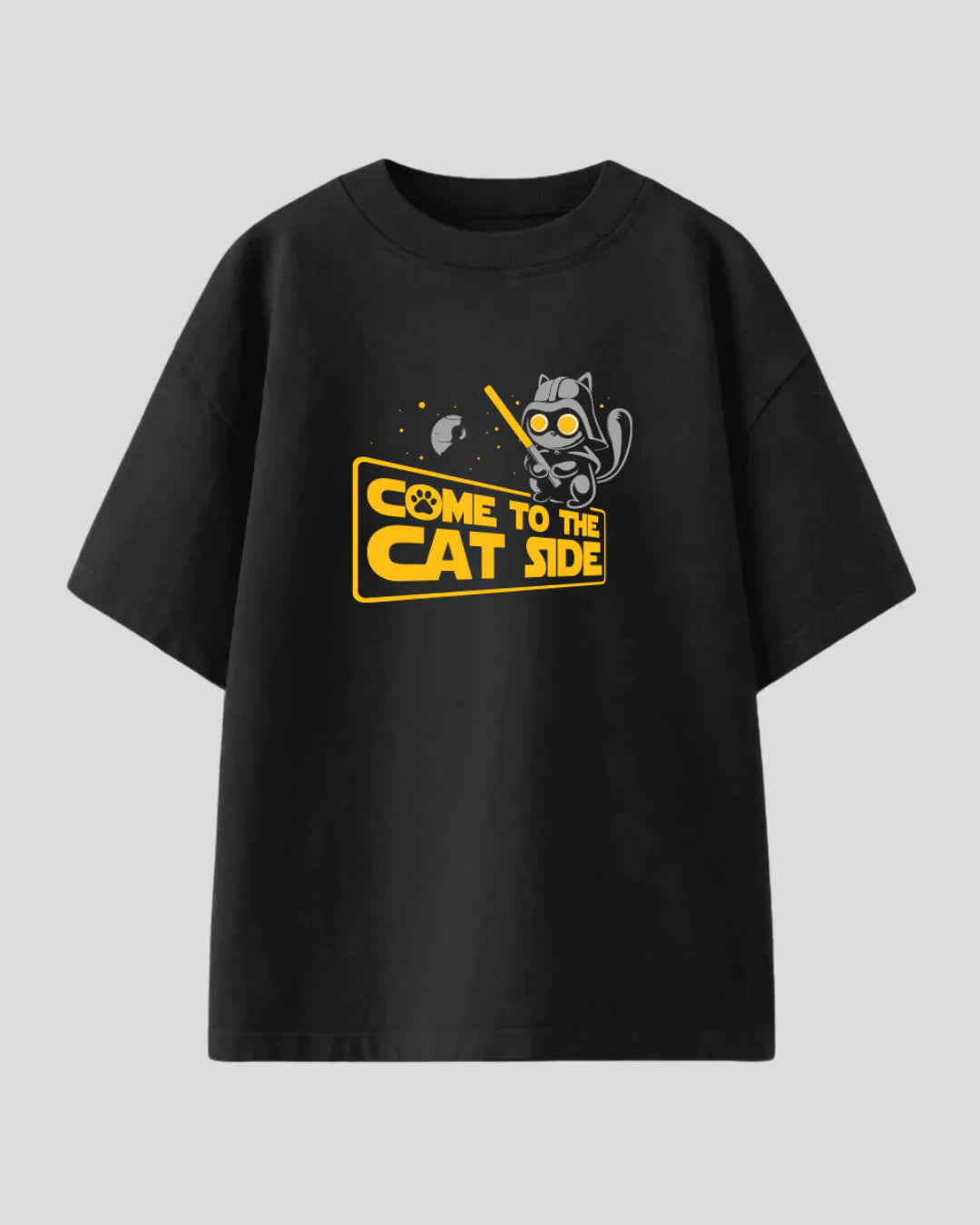 Cat Side Women's Oversized T Shirt | Dky