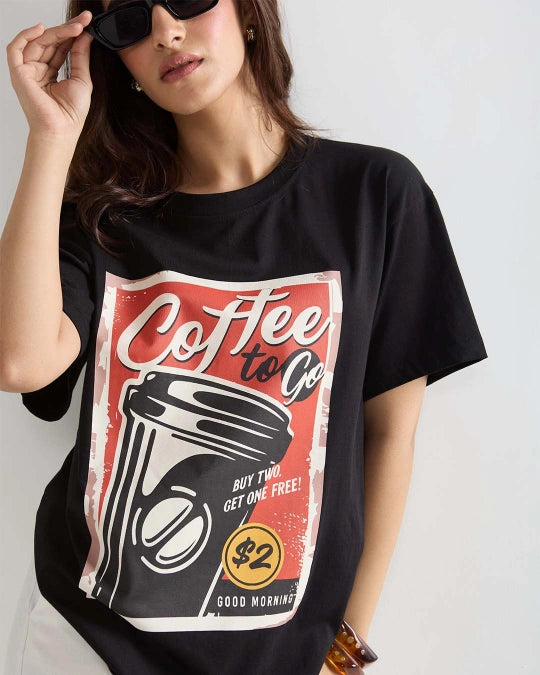 Vintage Coffee Oversized T-Shirt