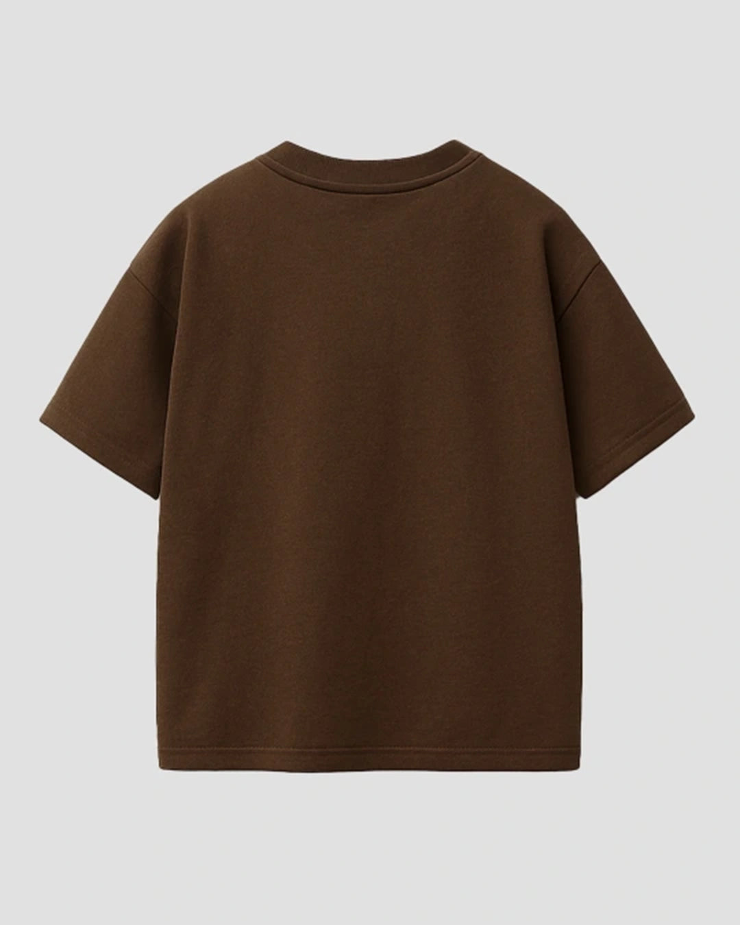 Coffee Brown Boxy T-Shirt
