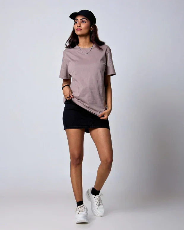 Camel Plain T-Shirt - Shop Printed T shirt for Women Online In India | LoveDky