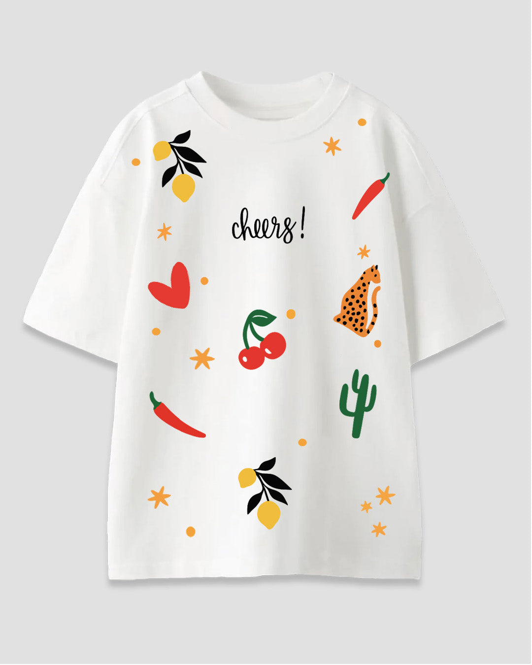 Cheers Oversized T-Shirt