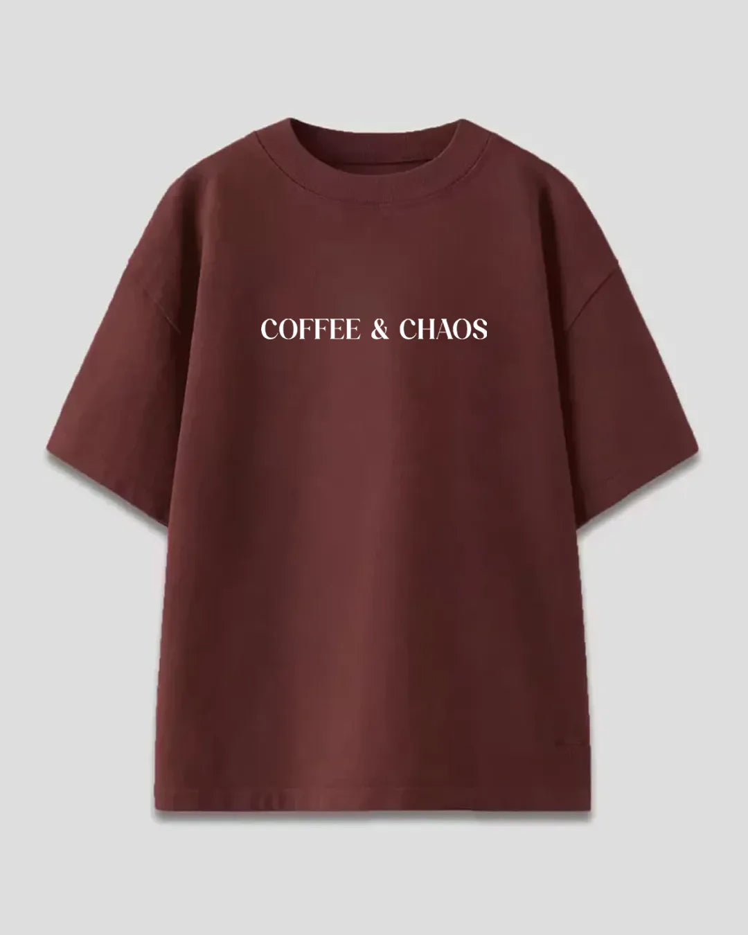 Coffee N Chaos Oversized T-Shirt for Women Online In India | Dky