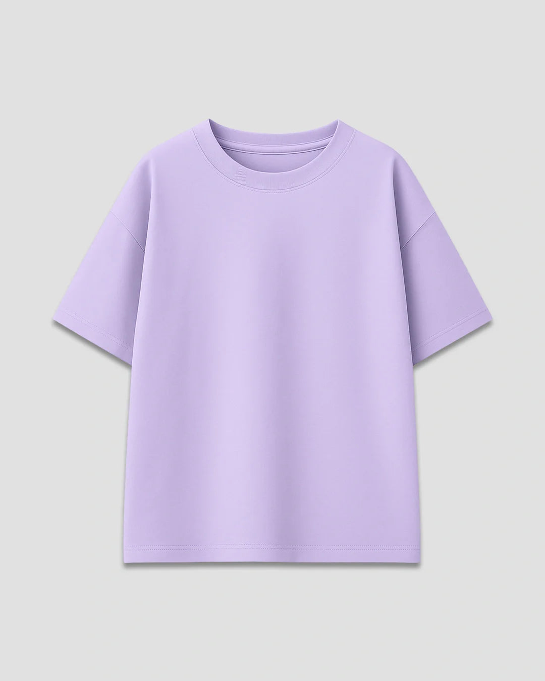 RB Lav Plain Oversized T-Shirt