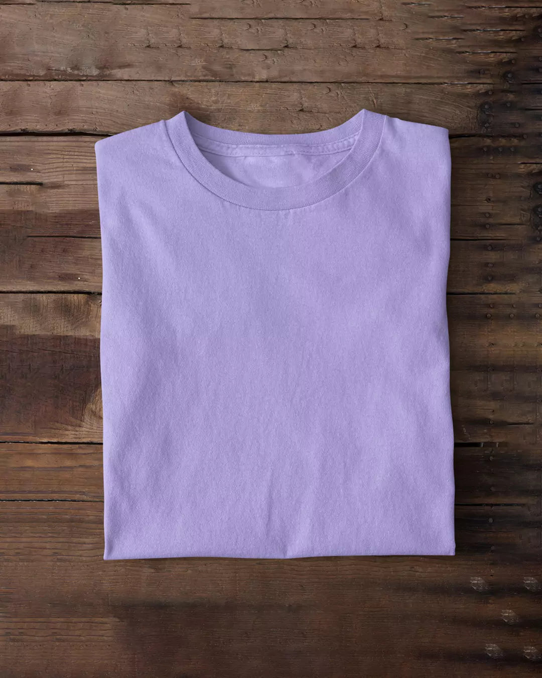 Lavender Plain T-Shirt - Shop Printed T shirt for Women Online In India | LoveDky