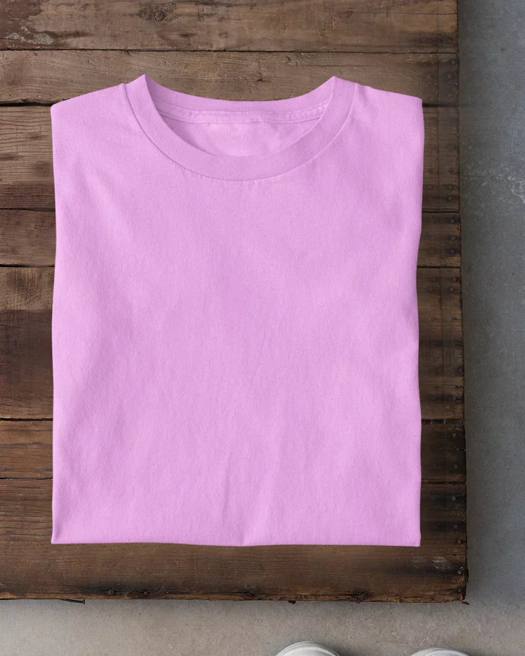 Lilac Plain T-Shirt - Shop Printed T shirt for Women Online In India | LoveDky