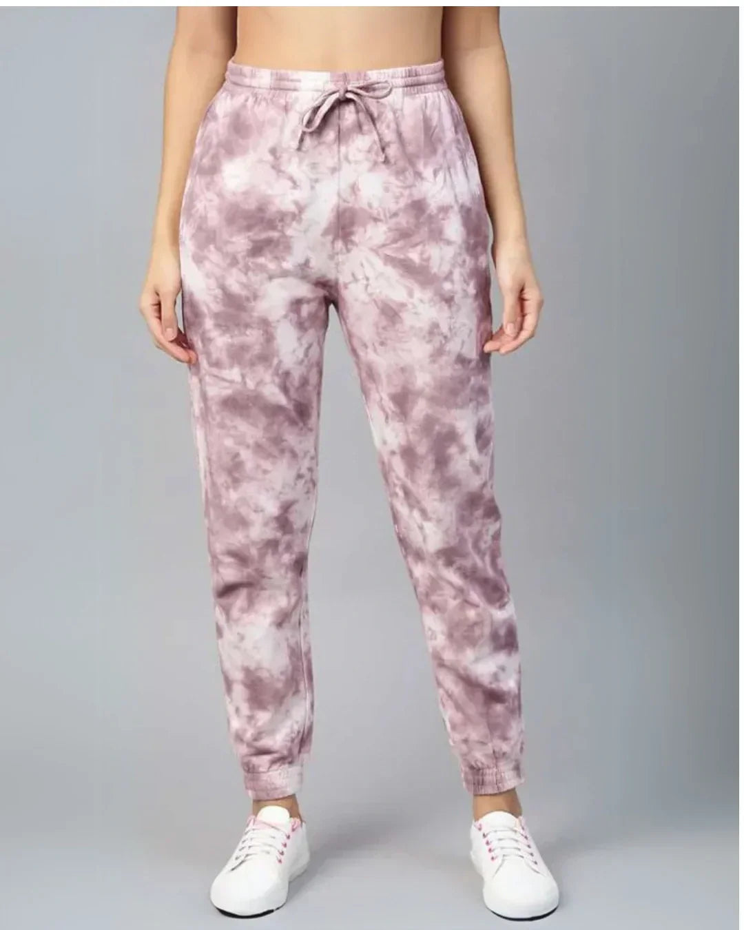 Maroon Tie Dye Joggers for Women Online In India | Dky