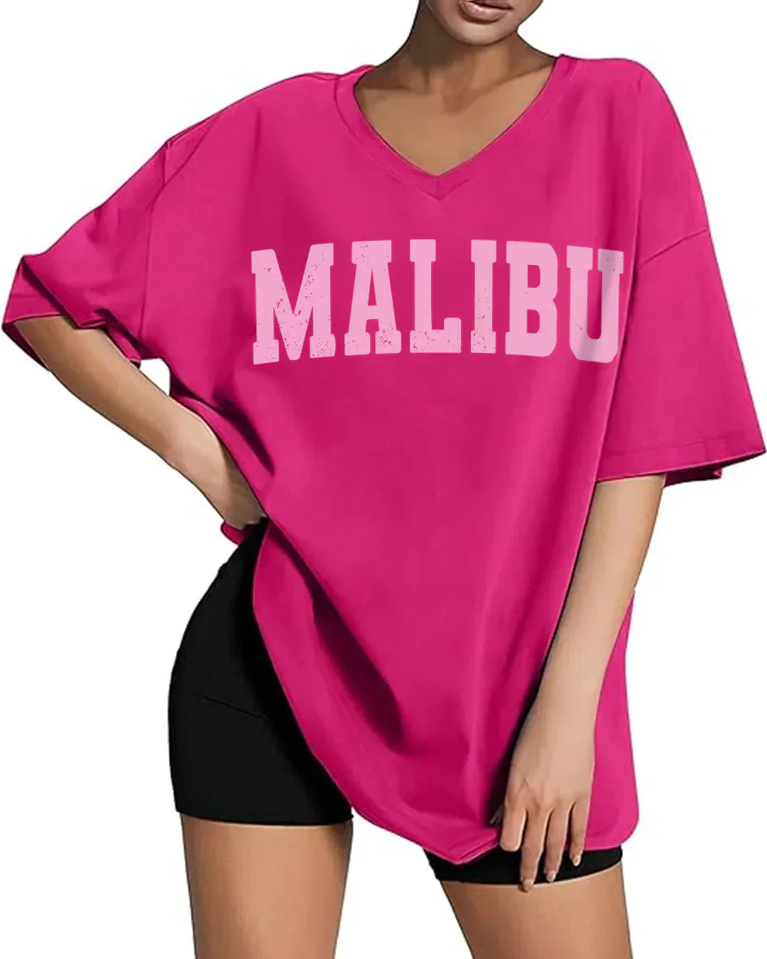 Malibu V-Neck Oversize T-Shirt