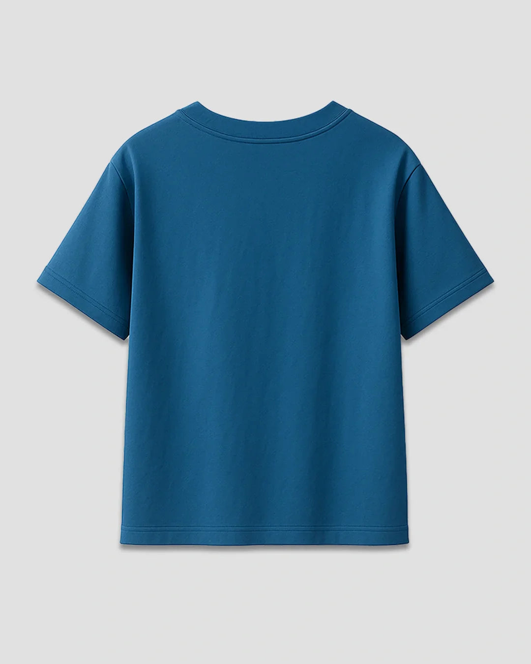Paradise Casio V-Neck Oversize T-Shirt ā teal blue, oversized short-sleeve tee with a plain design