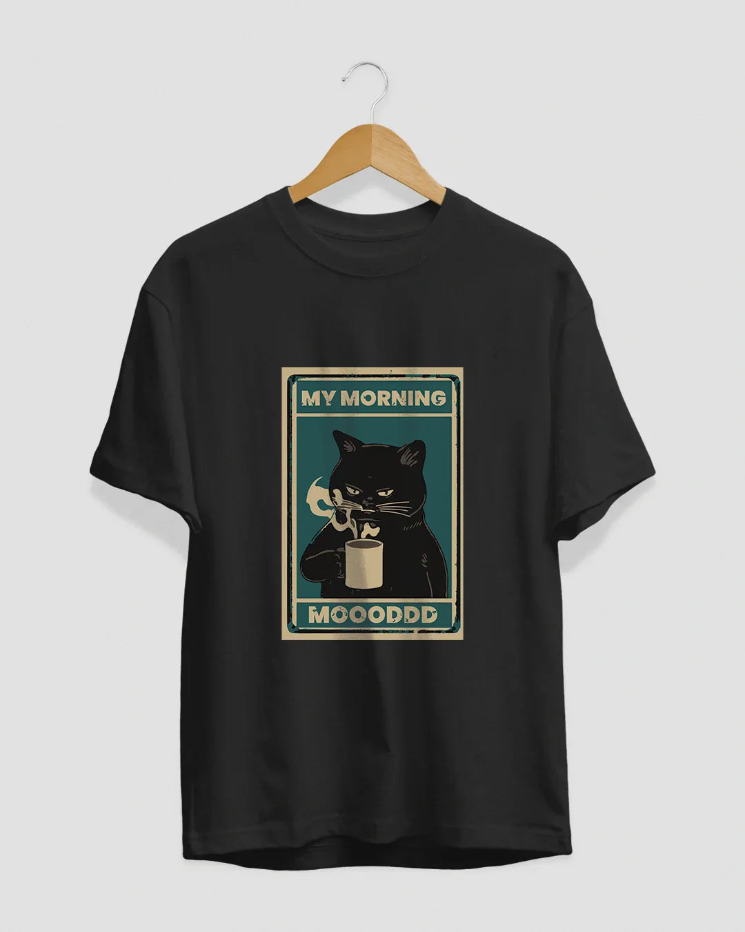 Purrfect Mood T-Shirt for Women Online In India | Dky