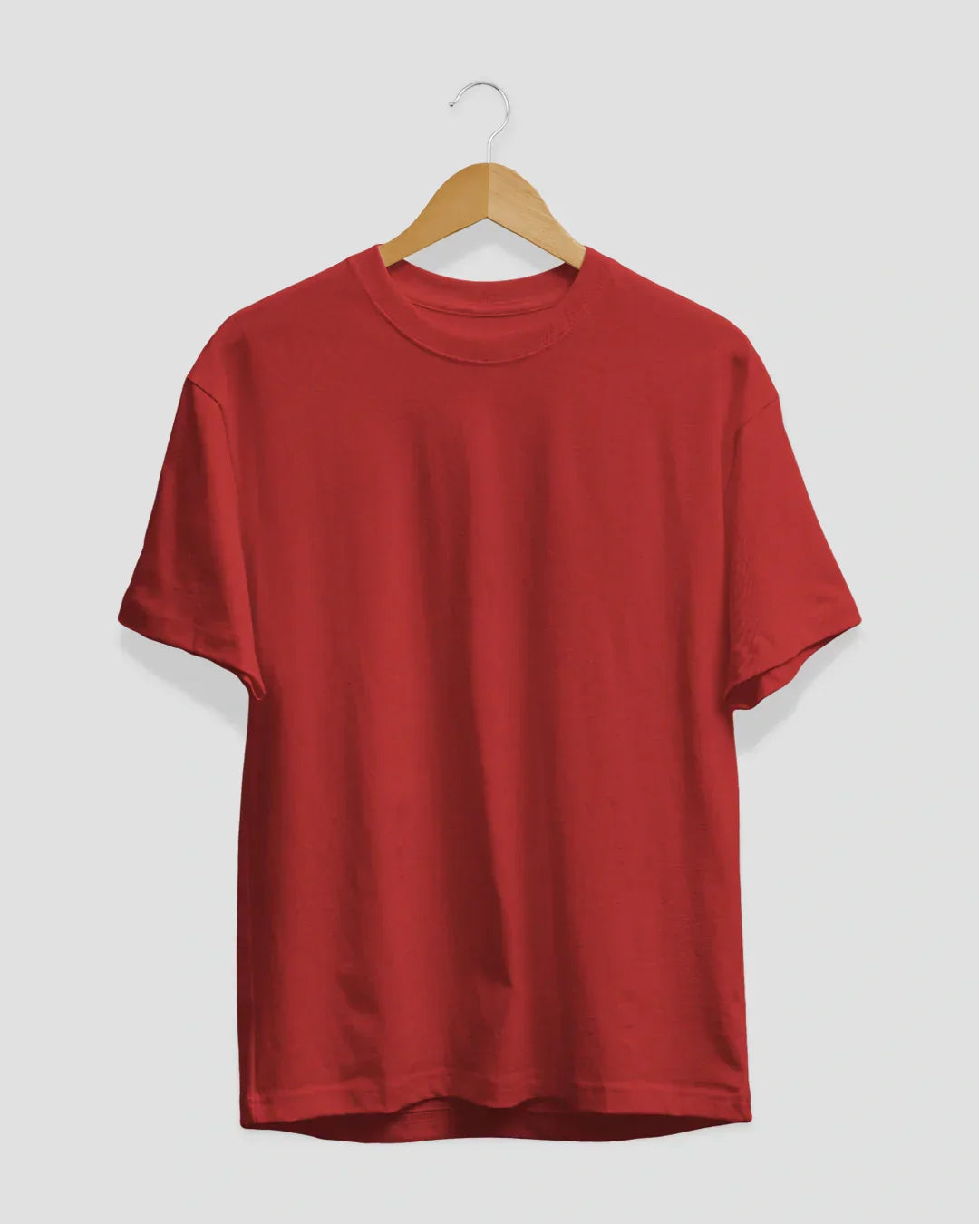 Red Plain T-Shirt - Shop Printed T shirt for Women Online In India | LoveDky