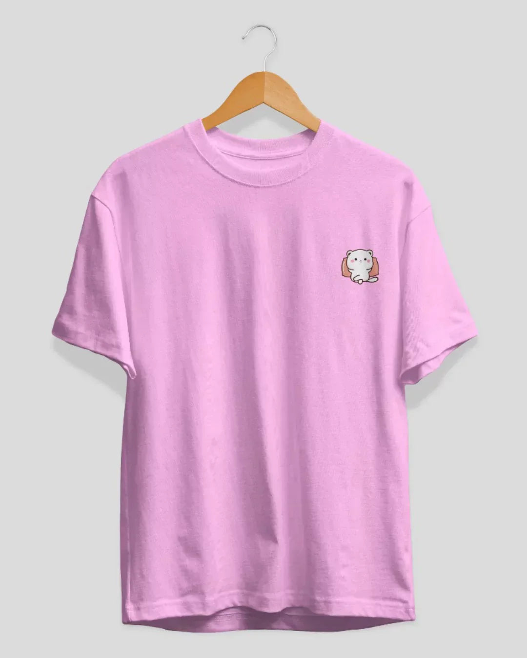 Relax Character Pink T-Shirt for Women Online In India | Dky