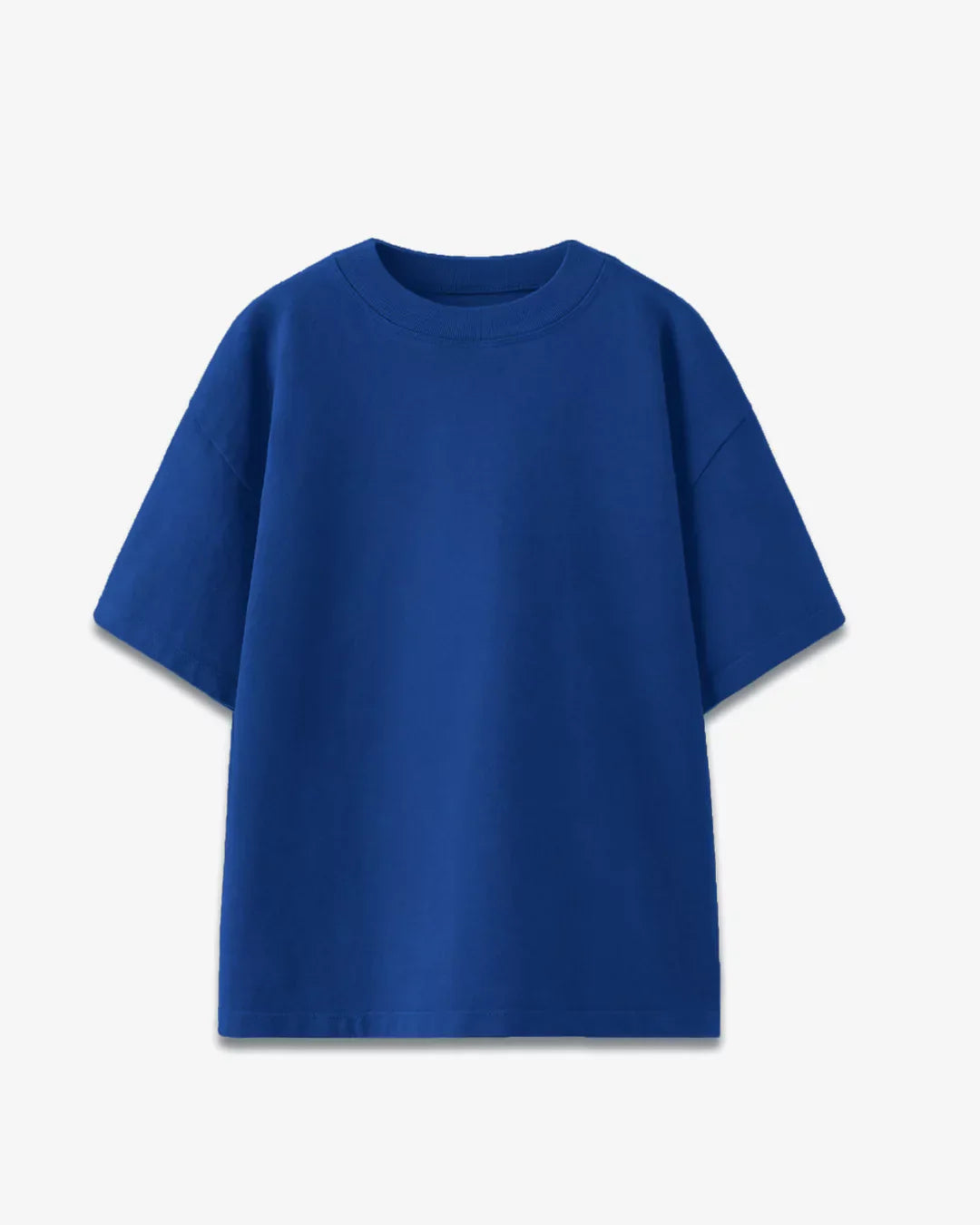 Arlo Royal Blue Oversized Plain T-shirt