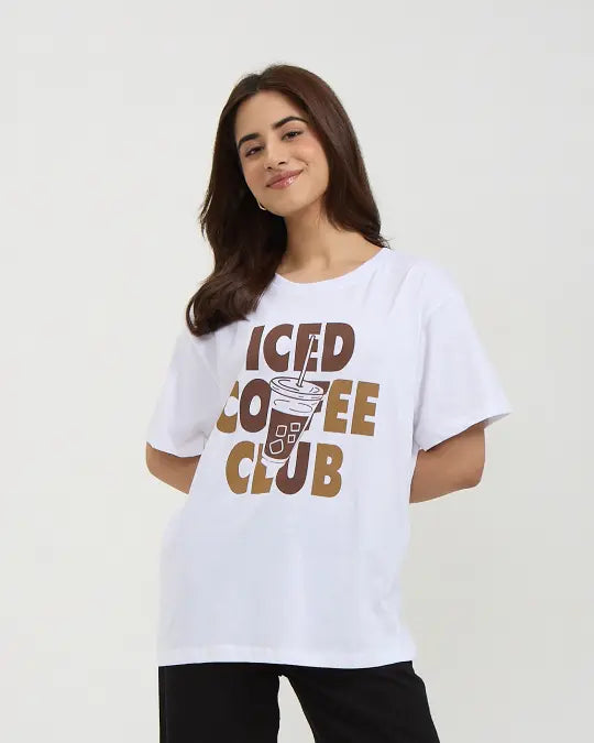 Ice Coffee Club Oversized T-Shirt