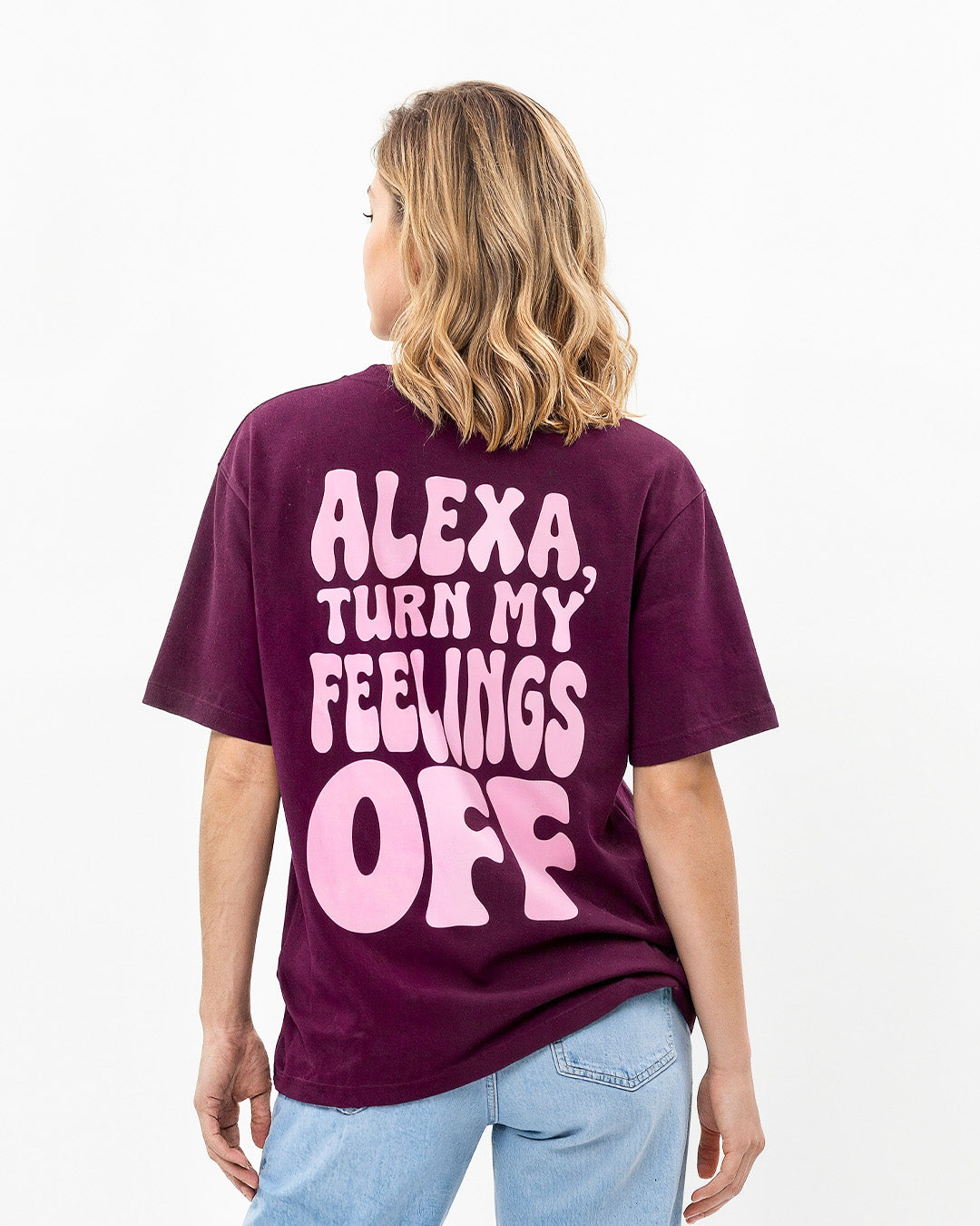 Mulberry Turn Off My Feelings Oversized T-Shirt